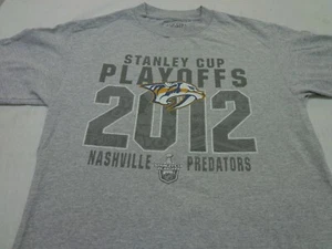 Nashville Predators NHL Old Time Hockey 2012 Playoffs T Shirt Youth XL - Picture 1 of 6