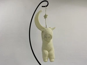 Vintage Dept 56 Snowbabies “HANGING ON” Bisque Ornament - Picture 1 of 12