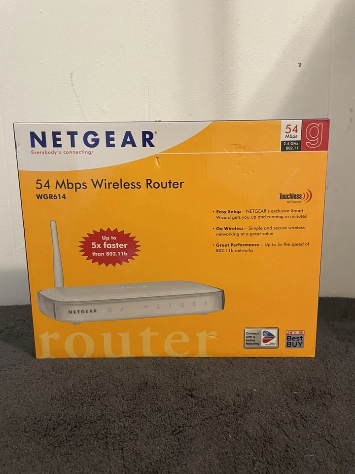 Netgear WGB511 802.11g Wireless Networking Kit NEW W/ PC Card Bundle - Image 1 of 1