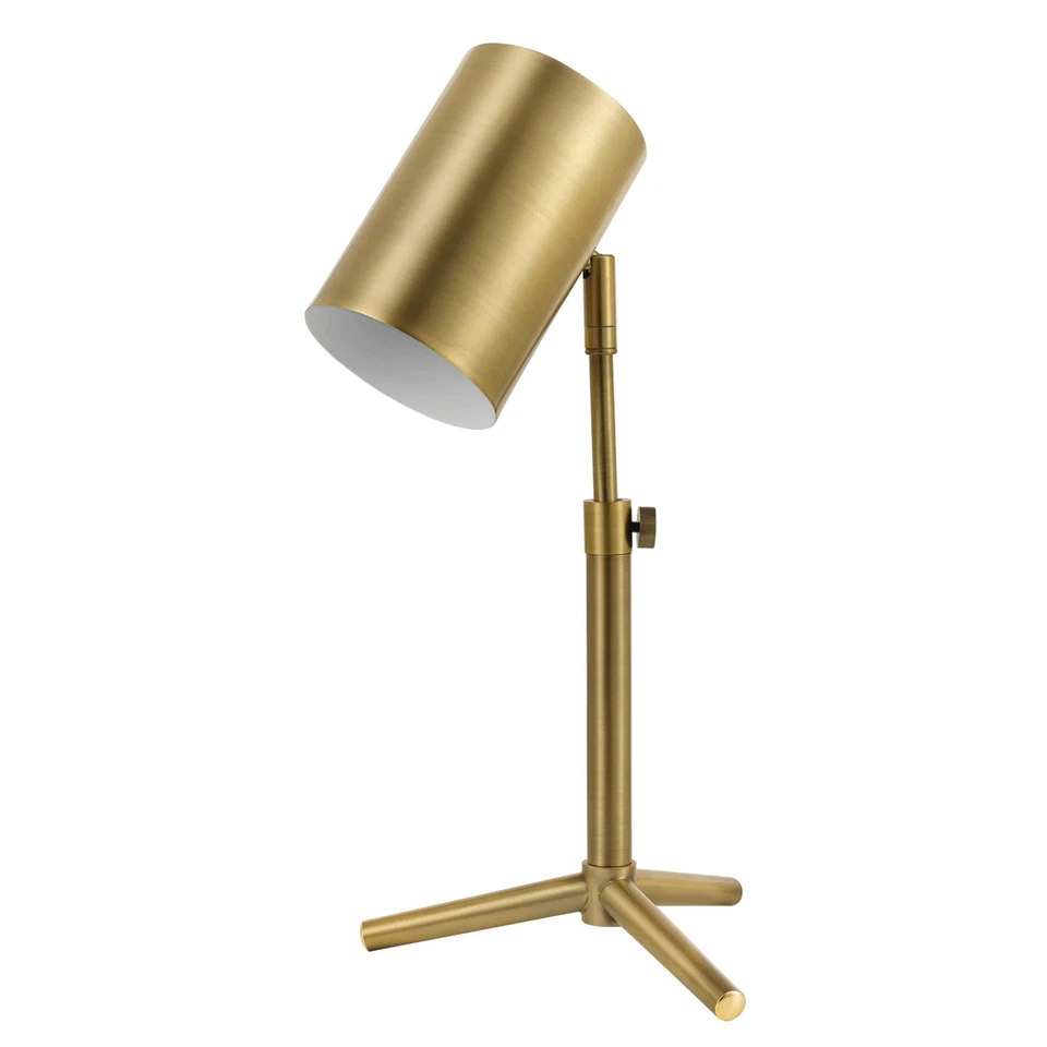 Globe Electric 52097 Pratt Desk Lamp Brass