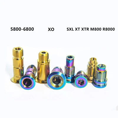 Titanium Rear Derailleur Bolt Shaft 5800 6800 SLX XT XTR M8000 R8000 M7100 X0 X9 - Image 1 of 4