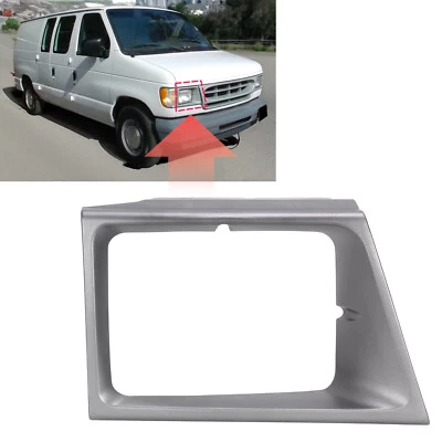 Passenger Side Headlight Bezel RH For Ford E-150 Econoline 1997-2002 #FO2513158 - Image 1 of 4