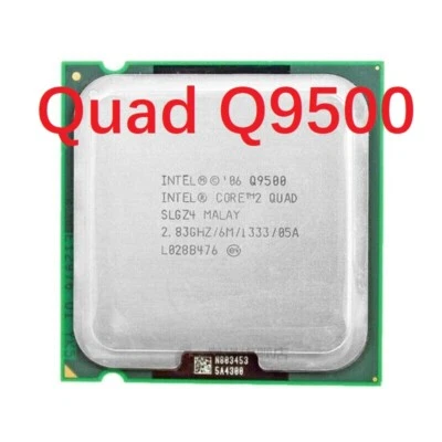 Intel Core 2 Quad Q9500 SLGZ4 2,83GHz 6MB LGA 775 Desktop Prozessor CPU - Bild 1 von 4