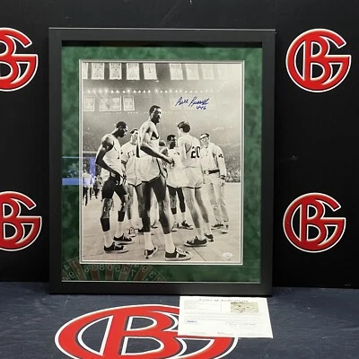 Bill Russell Autographed Boston Celtics Frames 16x20 Photo Signed JSA Certified. - Image 1 of 4