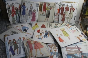 J  McCalls VINTAGE women sewing patterns 1940-80s Uncut* skirt dress pantsuit - Picture 1 of 52