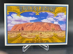 Topps Allen & Ginter Uluru Rock 2021 caja superior más grande del mundo WLB-7 - Imagen 1 de 1