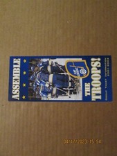 UHL Flint Generals Vintage Defunct 2001-2002 Group Ticket Information Guide