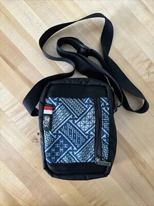 Ethnotek Crossbody Bag Chaalo Pocket Sling Tapestry Handbag Purse Blue - Picture 1 of 7