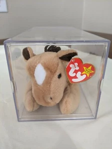 RARE Retired Derby The Horse TY Beanie Baby babies With Errors MINT Condition - Picture 1 of 11