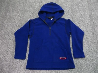 Suéter Patagonia 1/4 Cremallera Niños Grande Sudadera con Capucha Manga Larga Pullover Azul Foto 1 de 4