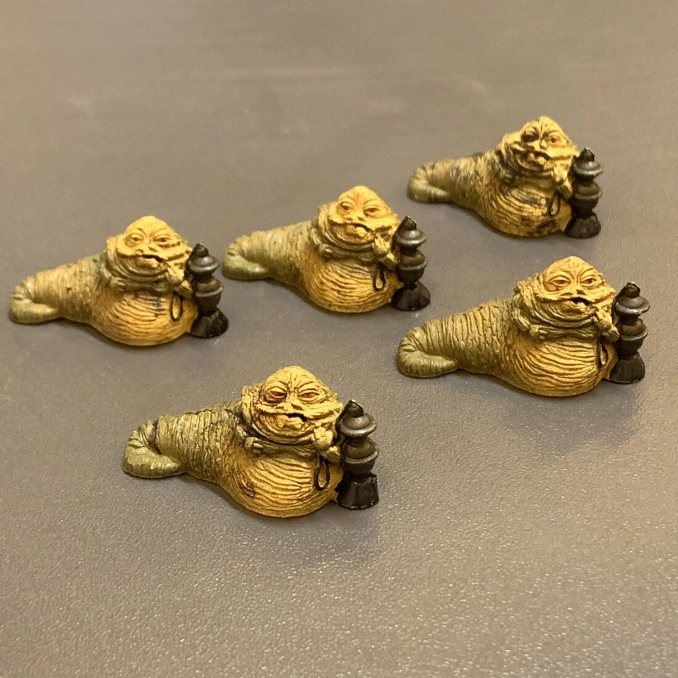 Lote 5x Star Disney Packs Serie 4 Figura Jabba el Hutt 2005 Juguete Coleccionista Foto 1 de 4