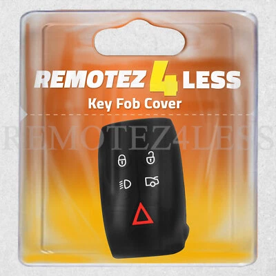 Key Fob Cover For 2014 2015 Jaguar XK Remote Case Rubber Skin Jacket Foto 1 de 4