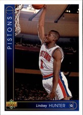 1993-94 Upper Deck Basketball #338 Lindsey Hunter RC