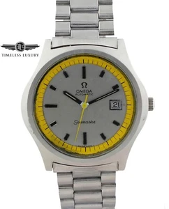 1969 OMEGA Seamaster Big Yellow 166.092 Stainless Steel 42mm Automatic Cal 1002 - Picture 1 of 5