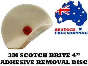 3M Scotch Brite Adhesive & Stripe Removal Disc 4" 100mm - Picture 1 of 1