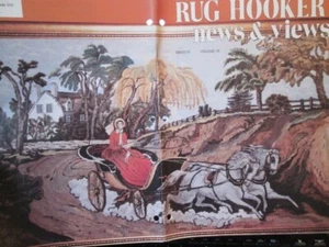 1985 Rug Hooker News & Views #74 Magazine Ashfar Oriental, Pansy, Peach Plate, V - Picture 1 of 7