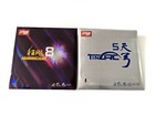 2 Pieces Table Tennis Racket Rubbers DHS Hurricane 8 + DHS Tinarc 5 Pips in