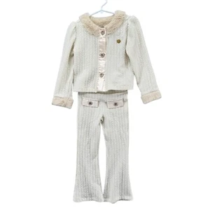 Le Chic Dabsy Outfit Girls Dreamy Creamy Top with Leggings Size 4 - Picture 1 of 10