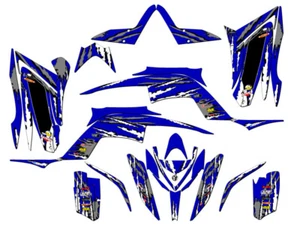 2013-2020 RAPTOR 700 SHREDDER Blue Senge Graphics Kit Compatible with Yamaha - Picture 1 of 7