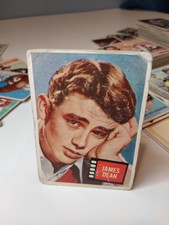 1957 Topps Hit Stars #63 James Dean Collector Card Non Sports Fan Club Color