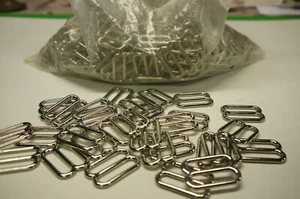 Wholesale Silver loop. for 90 pieces. 1" - Picture 1 of 3