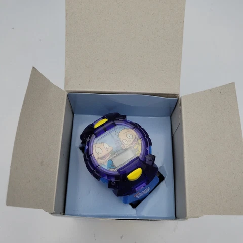 Rugrats In Paris Tommy & Lil Pickle Chatback Watch 2000 Vtg Talking w directions Cover