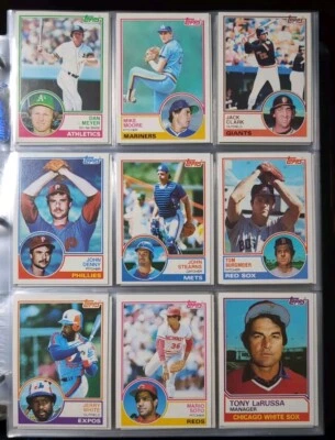 1983 Topps base set 201-400 Pick from drop down list - Image 1 of 2