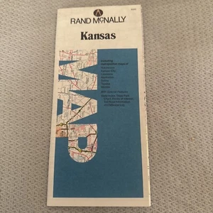 Mapa de ruta oficial de viaje turístico estatal Rand McNally Kansas ISBN 0528273876 - Imagen 1 de 8