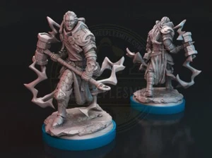 Thurida Tempest Cleric miniature survivor for Tabletop, boardgames, paint... - Imagen 1 de 2