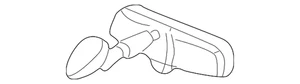 Genuine GM Mirror Inside 25710907 - Picture 1 of 2