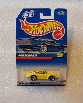 Hot Wheels Porsche 911 Yellow 5 Spoke Collector 1999 - Image 1 of 2