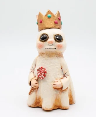 Muñeca artística de Halloween hecha a mano. Spirit/Sweetheart Ghost No.3 con piruleta Foto 1 de 4