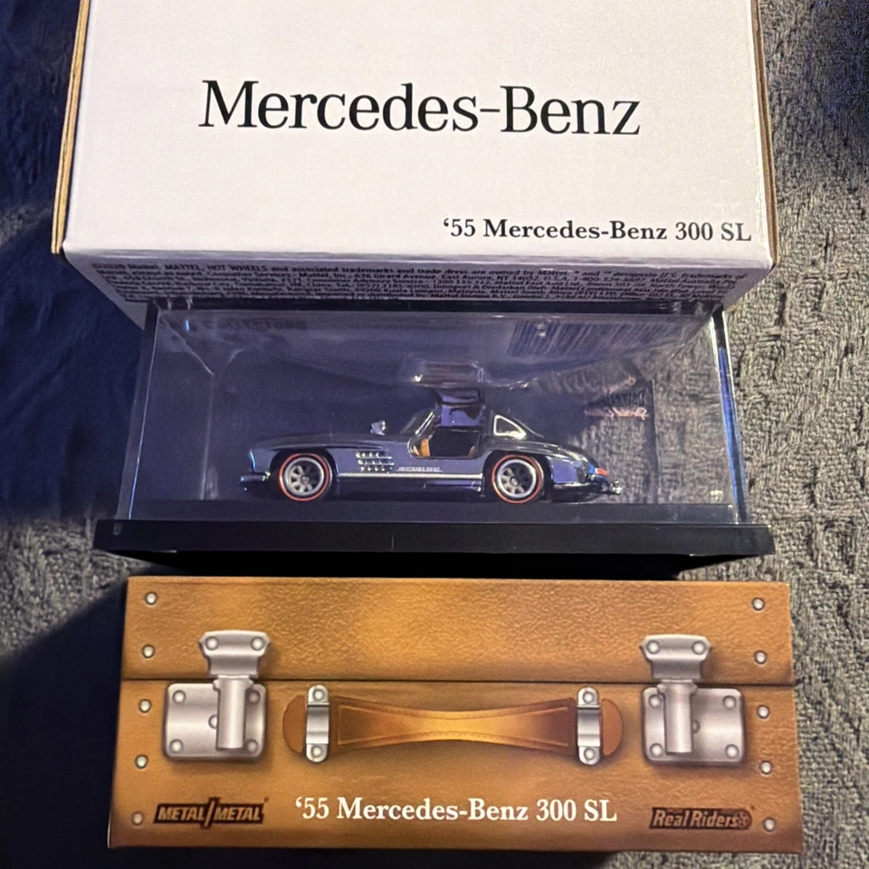 Mercedes-Benz 300 SL plateado cromo #14088/20000 Hot Wheels RLC Red Line Club ’55 Foto 1 de 2