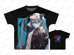 Hatsune Miku Collaboration Drawn Illustration Art Full Graphic T Shirt 0420p - Picture 1 of 3