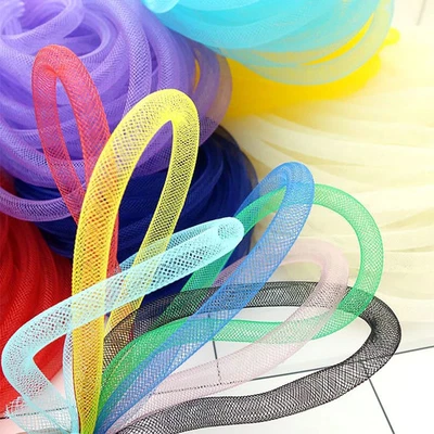 Hollow Mesh Tube 10Yard Soft Lace for DIY Wedding Arch Table Centerpieces Decor - Image 1 of 4