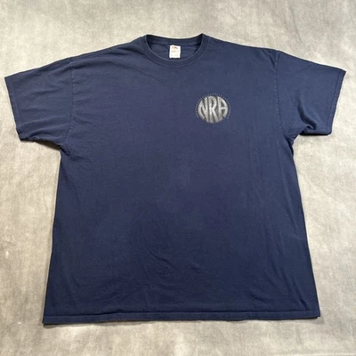 Camiseta de la Asociación Nacional del Rifle de la NRA talla 2XL azul águila gráfico patriótica Y2K Foto 1 de 4