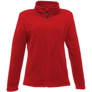 Chaqueta polar Regatta para mujer micro cremallera completa TRF565 roja - Imagen 1 de 2