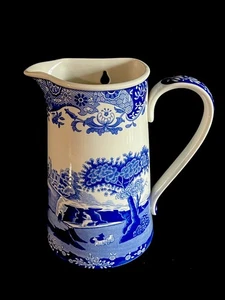 SPODE BLUE ITALIAN Wand Tasche hängende Vase Krug 6 3/4" Made in England - Bild 1 von 8