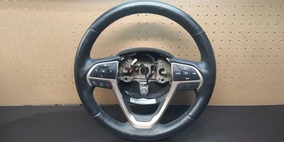 16 17 18 JEEP CHEROKEE STEERING WHEEL BLACK OEM 5QV34LC5AE - Image 1 of 4