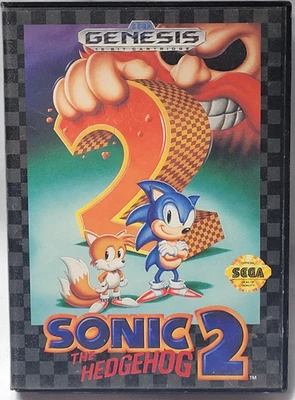 Sonic the Hedgehog 2 (Sega Genesis, 1992) w/box - No Manual - Image 1 of 4