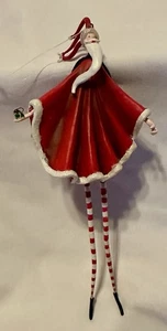 Reparto 56 Natale Gambe Lunghe Decorazione Babbo Natale 7" Dept 56 Natale - Foto 1 di 20