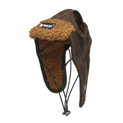 Pet Dog Pilot Hat Puppy Cute Aviator Cap Windproof Spring Autumn Costume Style - Image 1 of 4