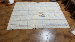 Tovaglia vintage rettangolare 6 px beige - Foto 1 di 2