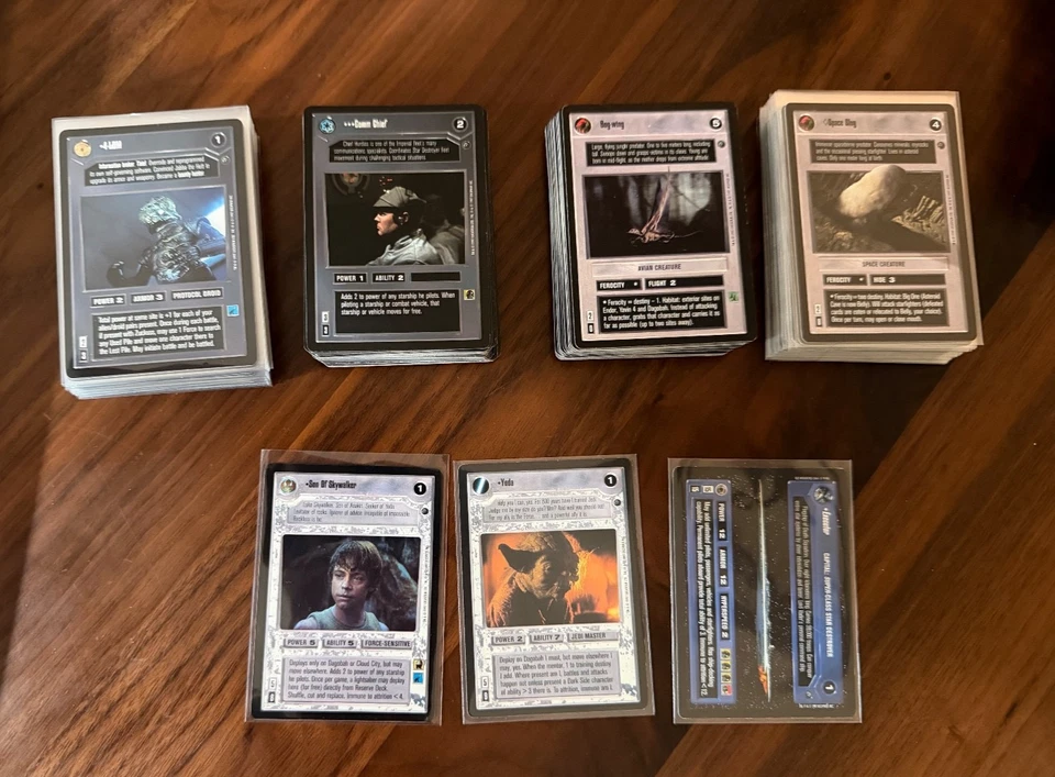 Star Wars CCG Dagobah Complete Set 180/180 Decipher - Image 1 of 1