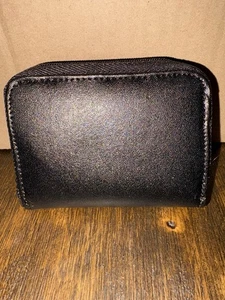 Samsonite Leder mit Akkordeon Kartenetui Geldbörse Schwarz Reißverschluss Neu - Bild 1 von 3