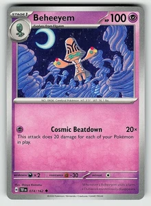 Beheeyem SV05: Temporal Forces Uncommon 074/162 Normal - Picture 1 of 2