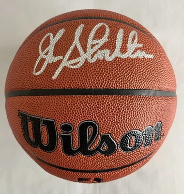 Баскетбольный мяч с автографом Джона Стоктона Beckett сертификат подлинности Utah Jazz - Изображение 1 из 4