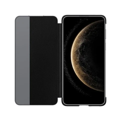 Оригинальный роскошный веганский кожаный чехол-раскладушка Huawei Smart View для Mate 70/Pro/Pro+  - Изображение 1 из 4