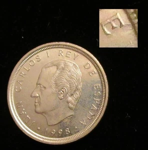 SPAIN, JCI-511, 10 PESETAS 1998, ERROR "ACCENT ON DÉ" HG. 463a, UNCIRCULATED. - Picture 1 of 1