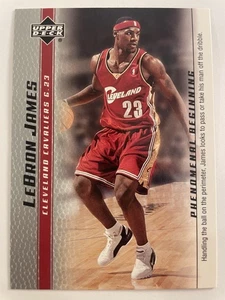 2003-04 Upper Deck Phenomenal Beginning Lebron James Rookie Card #2 - Picture 1 of 2